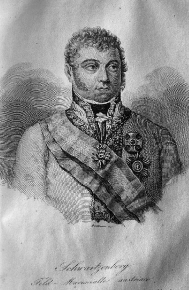 Schwartzenberg - Feld-Maresciallo austriaco, nato a Vienna il 15 aprile 1771