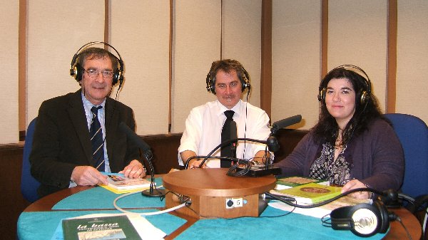 il Presidente Enrico Fantin, il giornalista Alessandro Montello e la dott.ssa Alessandra Montico