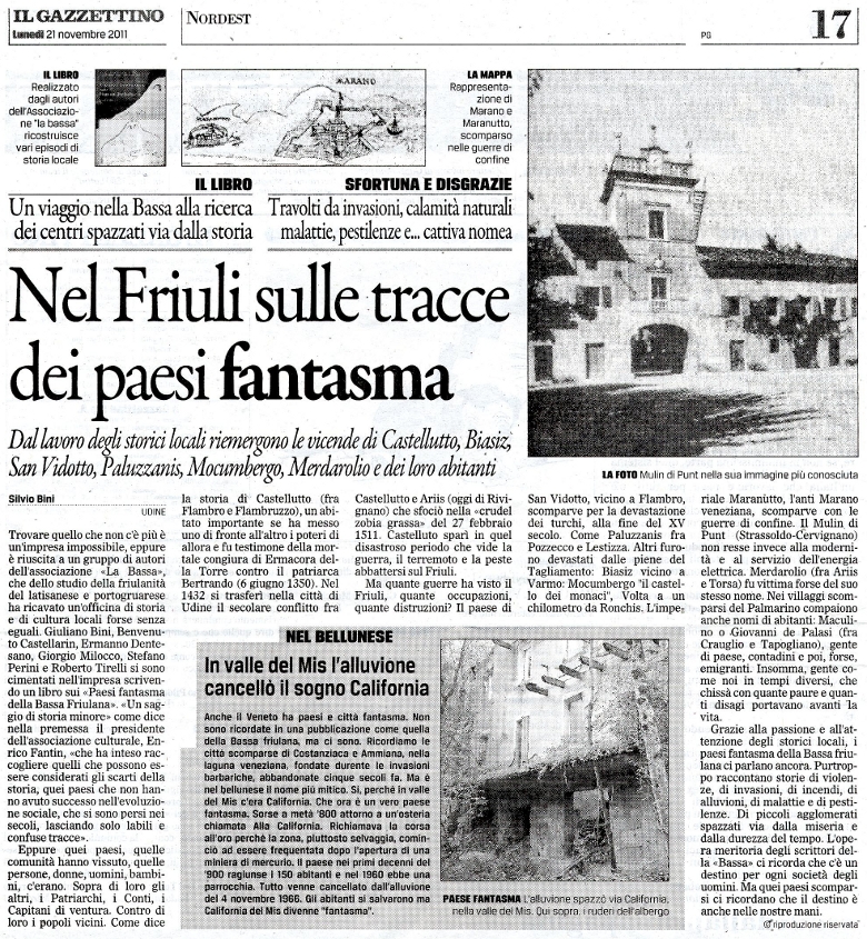 Nel Friuli sulle tracce dei paesi fantasma
